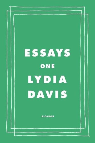 Thumbnail - Lydia Davis Essays One (taschenbuch)