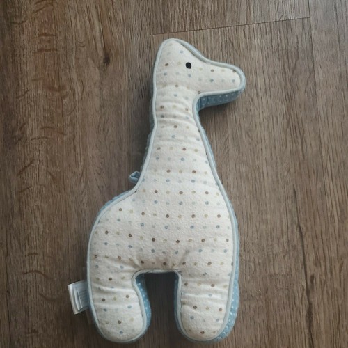 10" DWELL STUDIO TARGET BABY RATTLE GIRAFFE PLUSH polka dots blue white soft toy - Picture 5 of 5