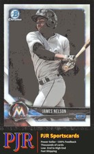 2018 Bowman #BCP33 James Nelson   Miami Marlins Extra 35% Off 4+