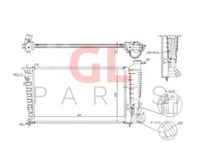 Radiateur Citroen ZX