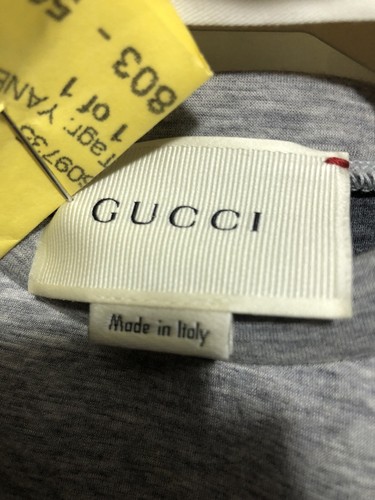 Gucci Neoprene Cat Pullover Sweater Kids Girls Size 5 Youth Heather Grey - Picture 3 of 7