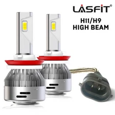 2x H9 H11 LED Headlight Bulb High Beam 160W 6000LM Cool White Canbus Error Free