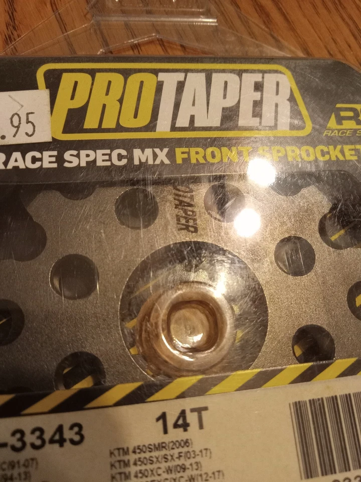 PIÑÓN DELANTERO PRO TAPER KTM ECX SXF EXC 250 300 125 400 450 XCF 91-24 Husqvarna Foto 2 de 3
