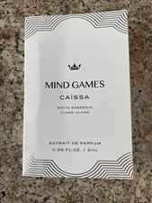 Authentic Mind Games Caissa Extrait de Parfum Sample 2ml Gardenia Ylang-Ylang