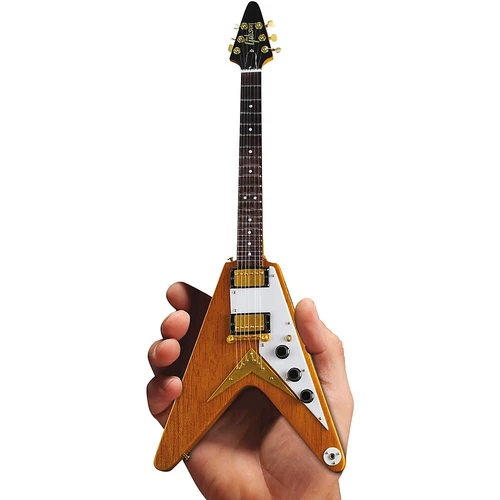 Axe Heaven Gibson 1958 Korina Flying V Officially Licensed Mini Guitar Replica