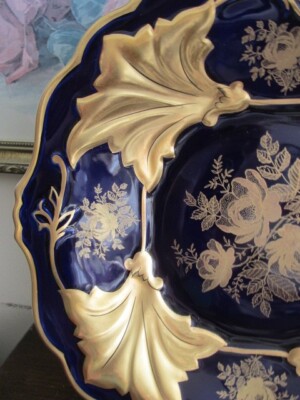 Echt Weimar Kobalt Germany Jutta Cobalt Blue Tray Serving Plate
