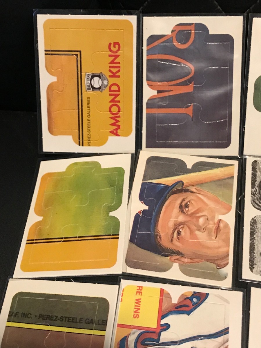 Lot of 50+ 1989 Diamond King Leaf Inc. Baseball Card Puzzle Pieces