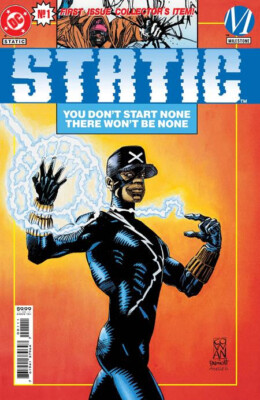 STATIC #1 (FACSIMILE EDITION POLYBAGGED w/POSTER)(2023) COMIC ~ DC
