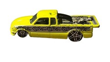 Hot Wheels 1998 Pro Stock Chevy S10 1999 Mattel Made in China Yellow Crazy Cat