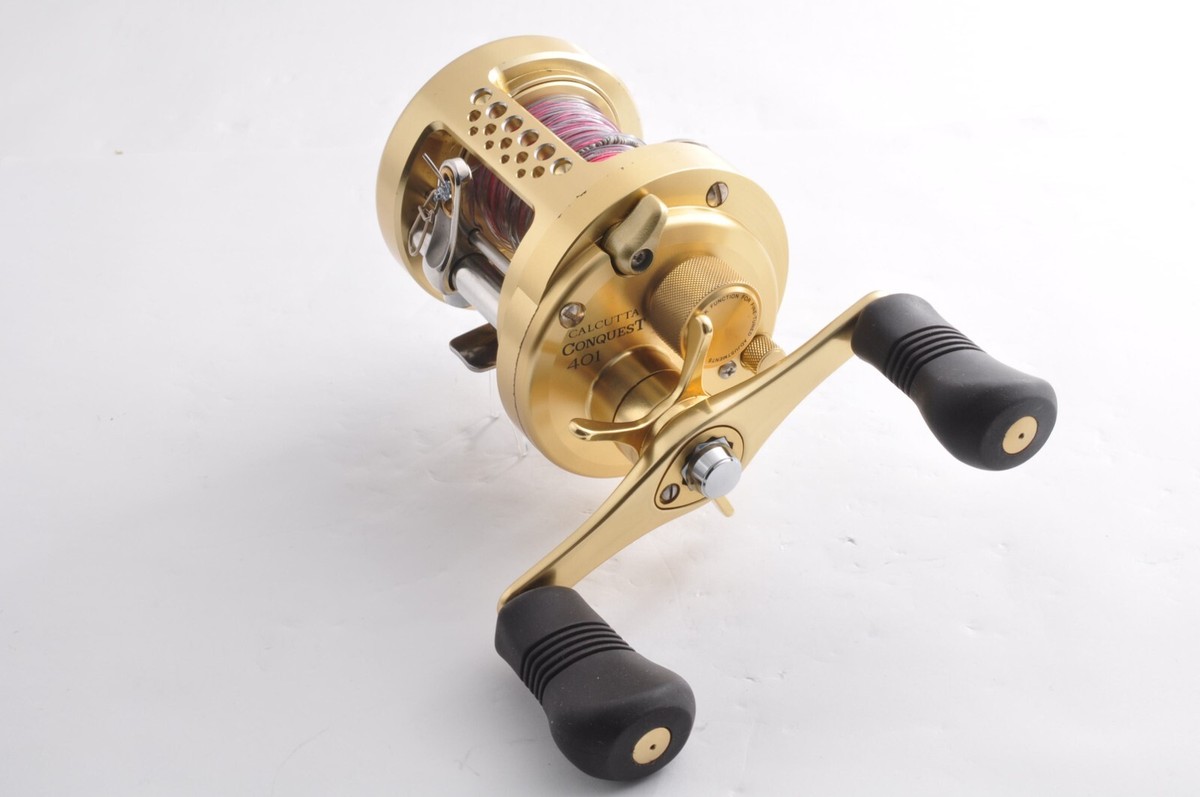 Shimano 03 Calcutta Conquest 401 Left Baitcasting Reel Exc+5 From
