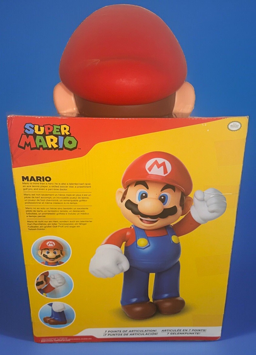 NEW Nintendo Super Mario 20” Inch Figure Big Jumbo Size Toy