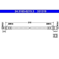 ATE Bremsschlauch 24.5165-0215.3 FüR Vag, Hinterachse
