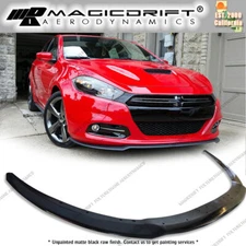 For 2013-2016 Dodge Dart GT Style Front Bumper Lip Spoiler Unpainted PU Kit