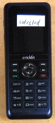Kyocera Jax S1300 - Blue and Black ( Cricket ) Cellular