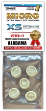 Alabama SMALL MINI CONDOMS State Gag Joke Xmas Stocking Stuffer Bachelor Party