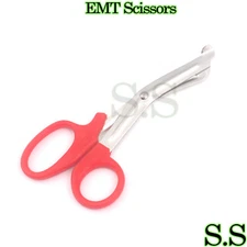 Bandage Scissors EMT Paramedic Medical Tool Red 5.50"
