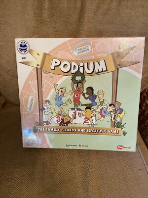 PODIUM Brettspiel Familie Fitness & Lifestyle! 2-6 Spieler ab 8 Jahren bis Erwachsene Neu