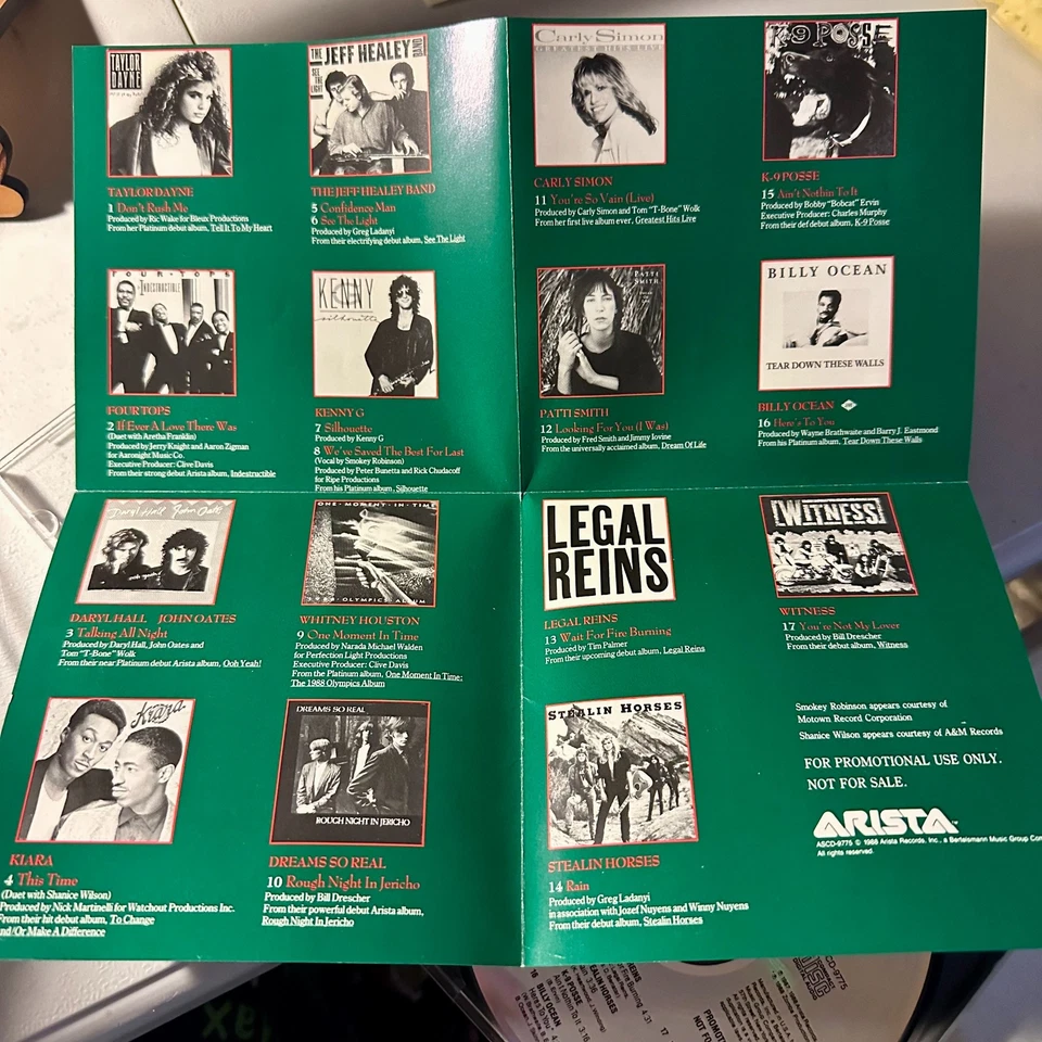 Miracle On 57th Street Arista Holiday Hits Promo Christmas Sampler Clive Davis - Imagem 4 de 4