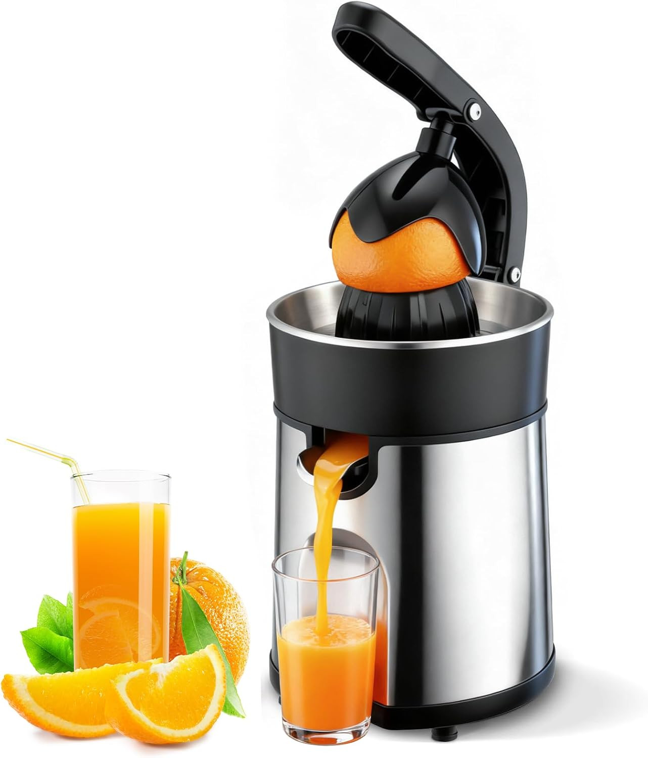 Spremiagrumi Elettrico, 85W Spremi Limone Frutta Verdura Elettrici Machine, Citr