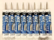 8x DAP Dynaflex 230 10.1 oz Premium Latex Sealant for Interior Exterior Use Clay
