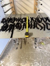 Black Dyed Squirrel Tails 4 per order. Gray s...