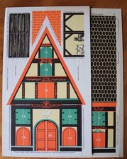 stary kalendarz adwentowy dom rzemieślniczy, ANNELISE i EDZARD SEEGER, lata 50.