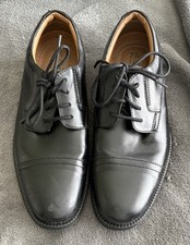 George - G - Men s Black Leather Dress Cap Toe Lace-up Oxford Shoe