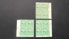 #804 1c George Washington Plate Block #23437 3 Corners MNH OG VF