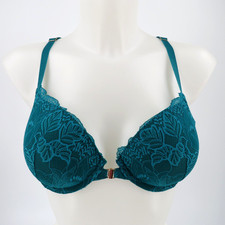 Auden Push Up Demi Coverage Underwire Racerback Bra Women's Size 32B