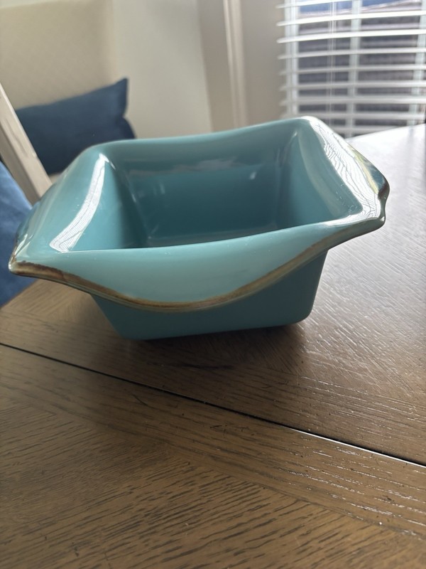 Southern Living at Home Tuscan Everyday Baker Square Baking Dish Turquoise Teal