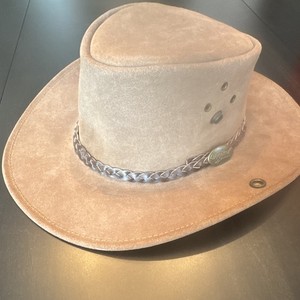 Jacaru Australia Wallaroo Suede Leather Western Hat Brown Made in Australia