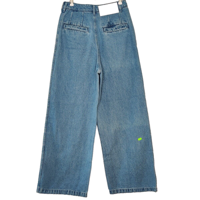 Adidas KSENIASCHNAIDER 3-Stripes Light Wash Blue Jeans
