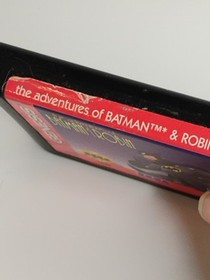 The Adventures of Batman & Robin (Sega Genesis, 1995) Just Game ,Need Cleaned.