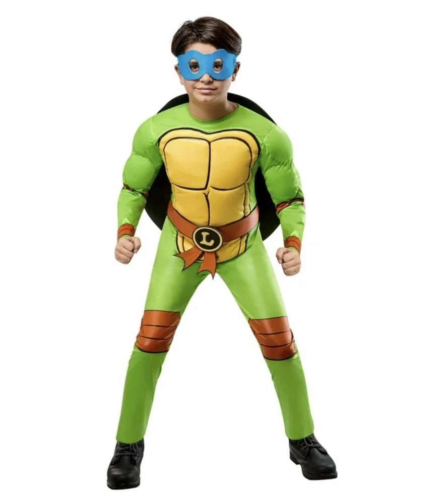 Costume Completo Donatello Tartarughe Ninja Per Bambino &ndash; Taglia XS (4/5 Anni) &ndash; Rubie's