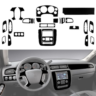 #ad #ad 32Pcs Gloss Piano Black Interior Dash Trim Kits For Silverado Tahoe Sierra 07 13 $81.89