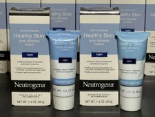 Lot of 2 ~ Neutrogena Healthy Skin Anti Wrinkle Cream Night 1.4oz ~NIB FAST SHIP