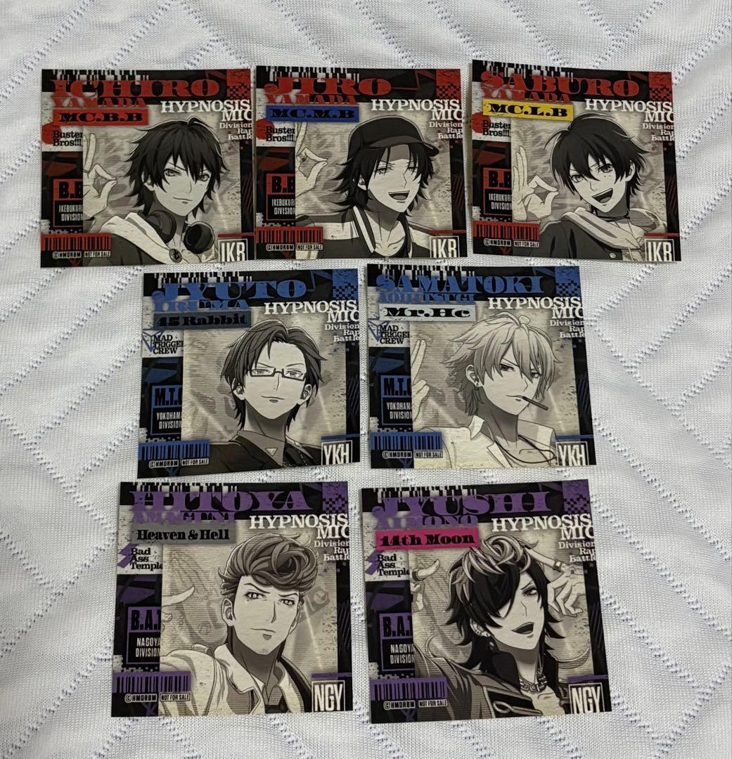 Hypnosis Mic Animate Bonus Sticker Set (7 pcs) Ikebukuro Ichiro/Jiro/Saburo;