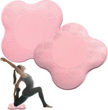 2 Pack Yoga Knee Pads Mat Set - Extra Thick Foam Kneeling Pad Cushion for Knees,