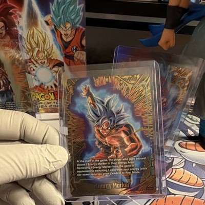 DBS Fusion World 2nd Anniversary Gold Energy Marker UI Goku E-127