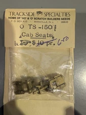 Trackside Specialties TS-150 HO Cab Seats