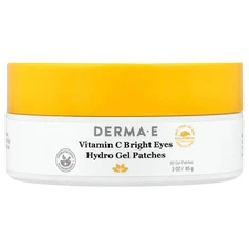 Derma E 🍊 Vitamin C 🍊 Bright Eyes 👁 Hydro Gel Patches [60 Patches 3oz/85g]