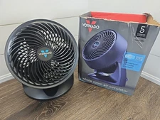 Vornado Cr1011606 Air Circulator Mini Indoor Fan, Black, 7"