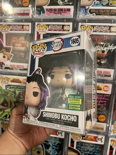 🔥Funko Pop! Demon Slayer: Shinobu Kocho #1605 2024 Summer Conv. W/Protector!🔥