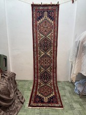 Vintage Gorgeous Hand Knotted Oriental Corrid...