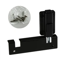 House Guard Sliding Glass Door Upgraded Foot Lock Kit, 100K Cycles, Black