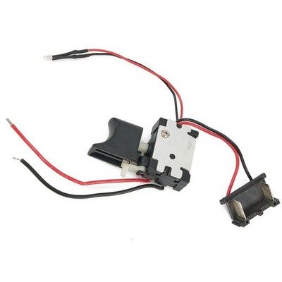 Electric Drill Dust-Proof Speed Control Push Button Trigger Switch Kit DC 21-25V