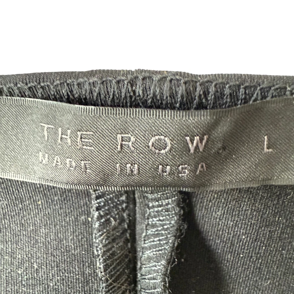 Vestido negro para mujer The Row talla grande cuello cuadrado LBD hecho en EE. UU. Diseñador Foto 3 de 4