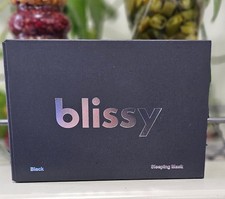 Blissy 100 Pure Mulberry Silk Sleeping Mask Black