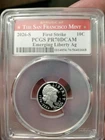2026 S Silver Emerging Liberty 10C Ag PCGS PR70DCAM First Strike