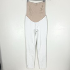 Spanx Mama Ankle Jean-ish  Leggings White Size M Maternity Over the belly